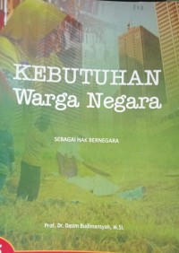 Image of Kebutuhan Warga Negara