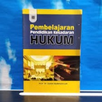 Image of Pembelajaran Pendidikan Kesadaran Hukum