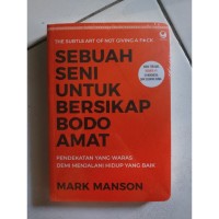 Image of Sebuah Seni Bersikap Bodo Amat